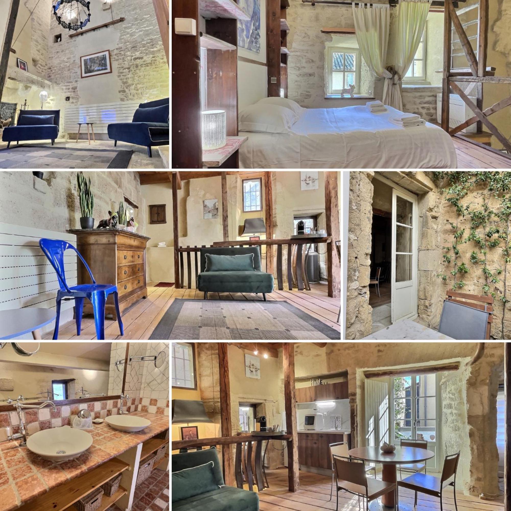 Chez Lydia - Loft Cosy, Depart Canoe A Pied, Proche Pont-Du-Gard Et Uzes 里茅林斯 外观 照片